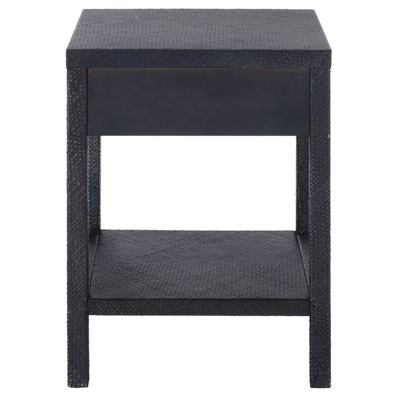 SAFAVIEH Home Epke 1-Drawer 1-Shelf Accent Table - 17"W x 15"D x 24"H