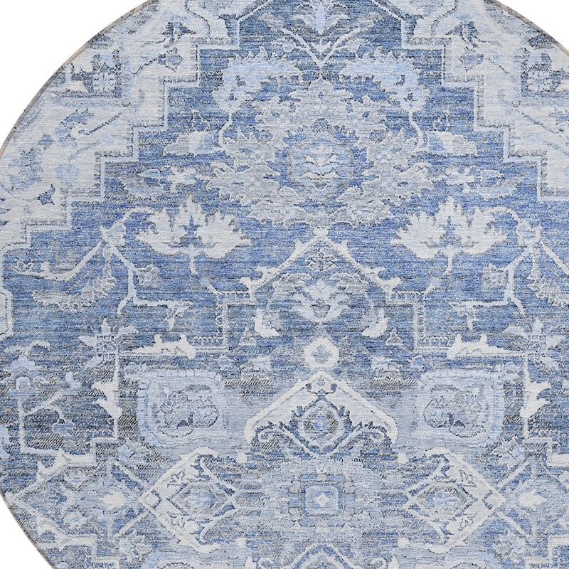 HomeRoots Oriental Traditional Rectangle Outdoor Rug