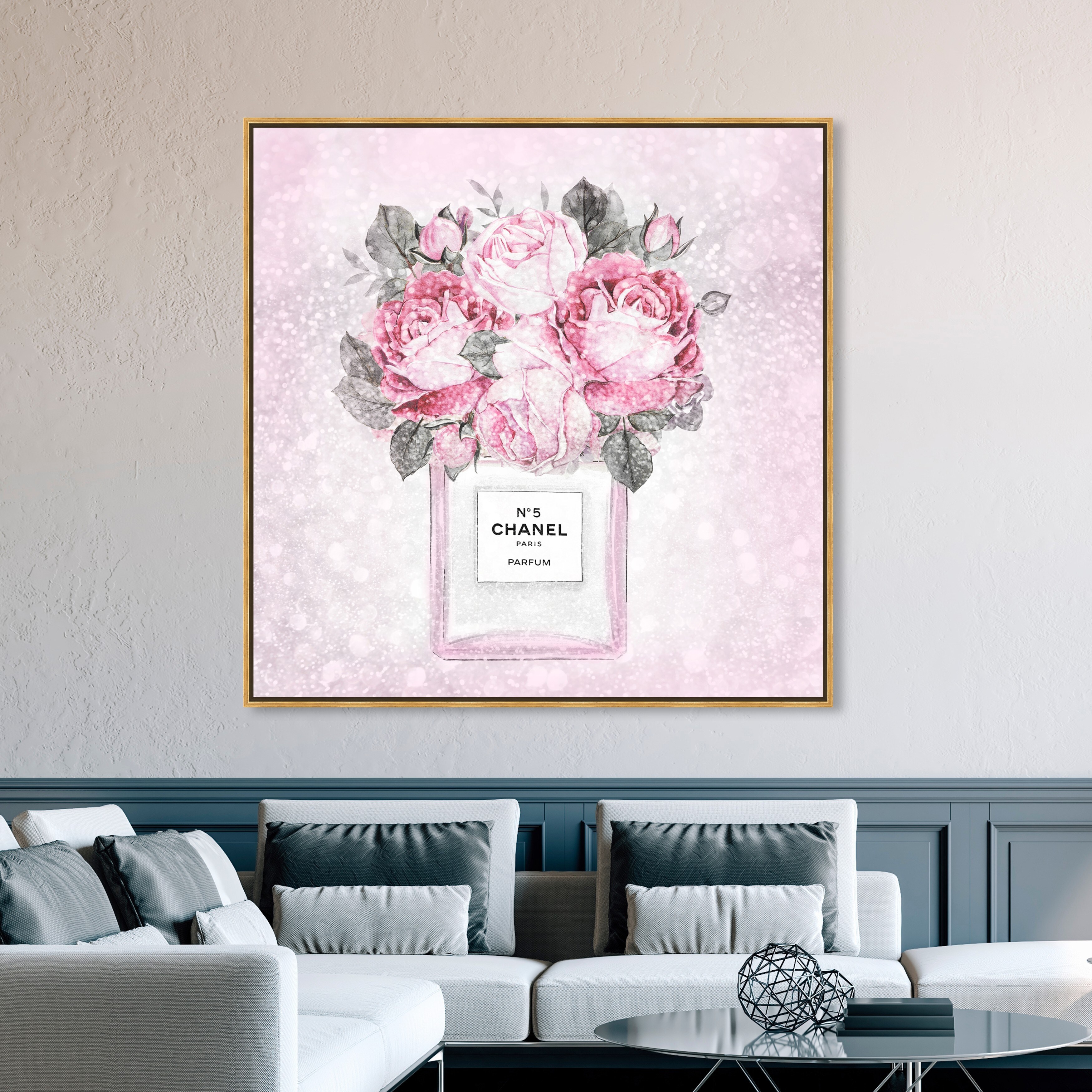 Oliver Gal 'Doll Memories - Paris Rose Queen' Fashion and Glam Wall Art  Framed Canvas Print Perfumes - Pink, White - On Sale - Bed Bath & Beyond -  31794968