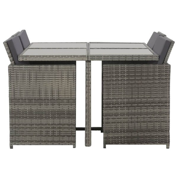 13 piece rattan cube garden furniture