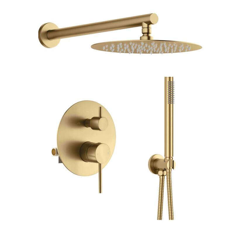 Circular Pressure Balanced Shower System with Rough-In Valve