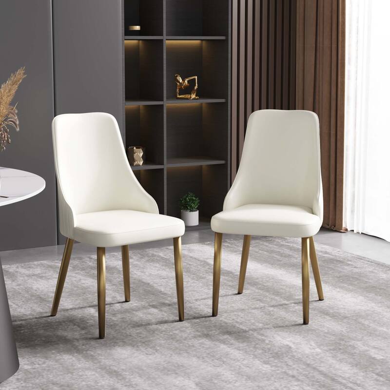 Pu Sponge-Filled Dining Chair(Set Of 2)