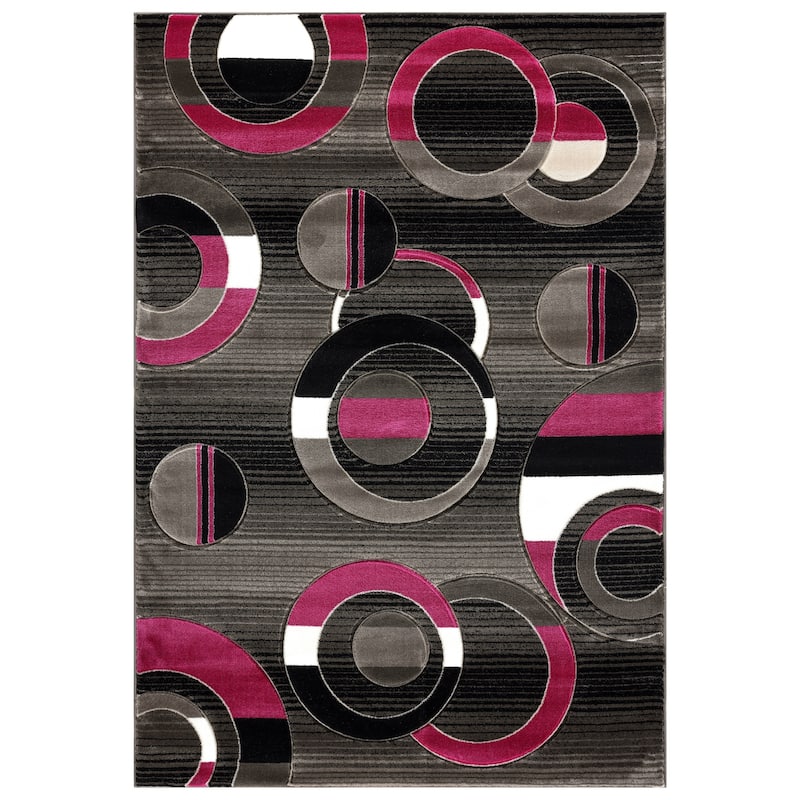 Orelsi Collection Abstract Area Rug