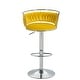 preview thumbnail 10 of 198, Modern Velvet Adjustable Swivel Bar Stools Set of 2