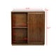 preview thumbnail 2 of 8, Roomfitters Mid Century Sideboard, Sliding Doors, Solid Wood Decorative Strips, Storage Cabinet, Walnut