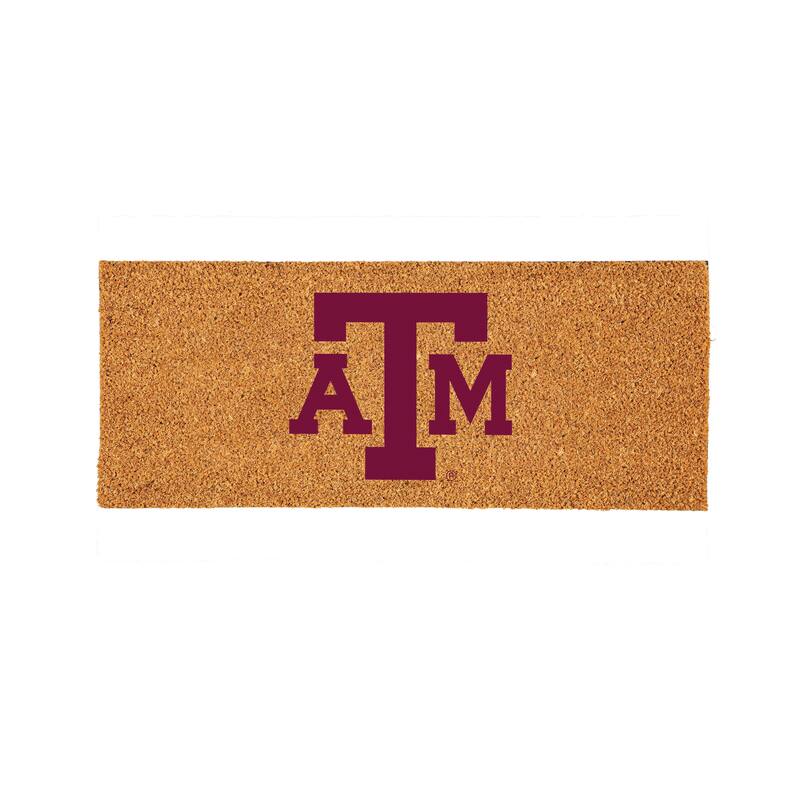 Texas A&M Full Color Indoor/Outdoor Coir Mat