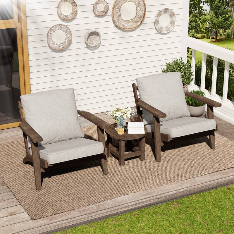 21 W x 22 D in. Deep Seat Outdoor Cushion Set by Crestlive Products