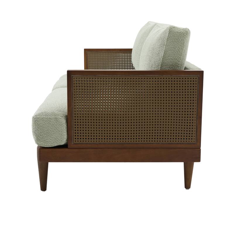 Christopher Knight Home - Lisa Fabric Arm 3-Seater Sofa