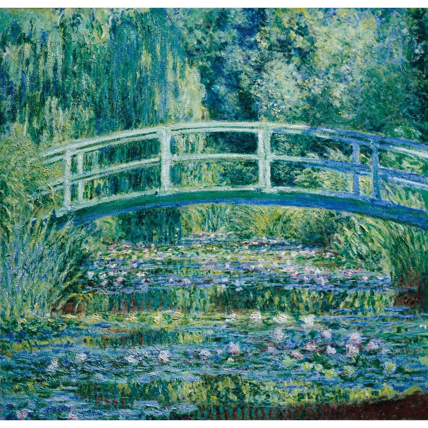 Metal Light Switch Plate Cover Monet Art Japanese Garden Bridge Monet Decor 