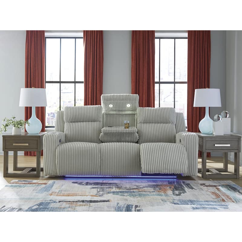 Signature Design by Ashley Broad Cove Power Reclining Sofa - 89"W x 44"D x 42"H