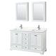 Option White / Giotto Quartz Top / Polished Chrome