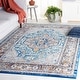 preview thumbnail 1 of 9, SAFAVIEH Tulum Ingjerd Boho Rug 8' x 10' - Blue Grey/Rust - Rectangle