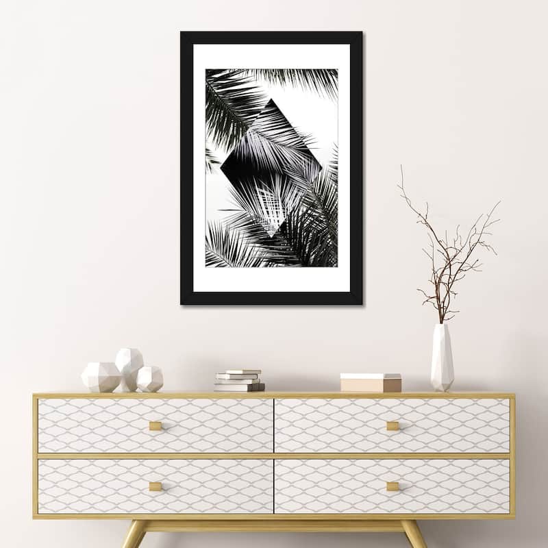 iCanvas "Palm Leaves II" by Mareike Bohmer