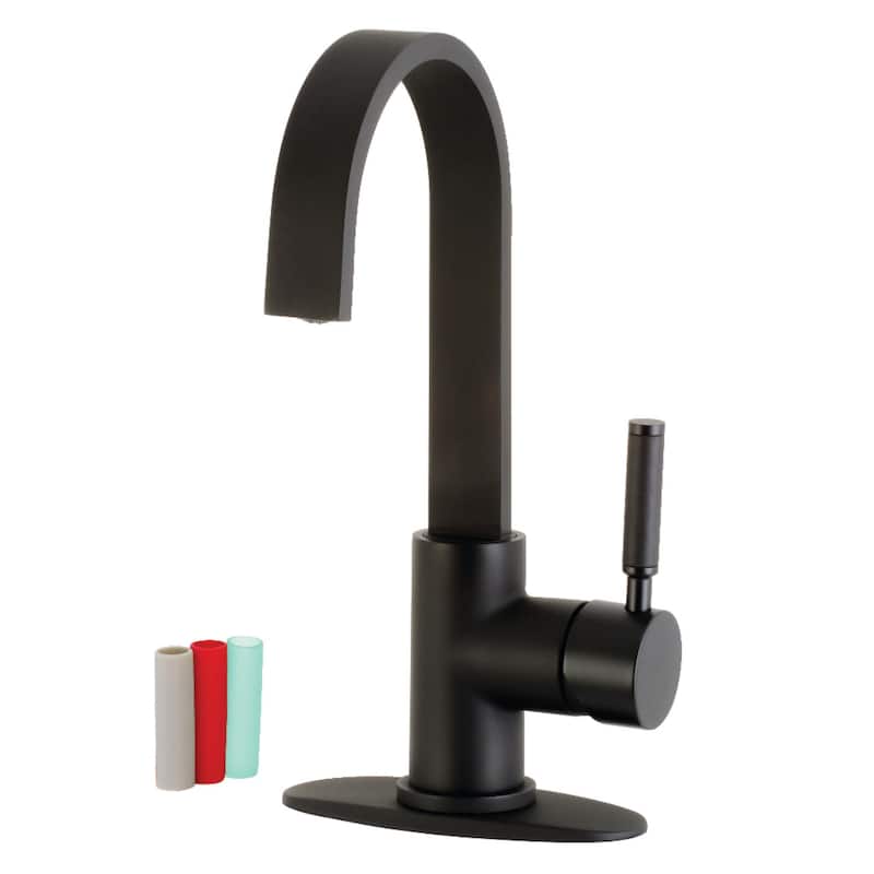 Kingston Brass Kaiser 1.75 GPM Deck Mounted Bar Faucet - Matte Black