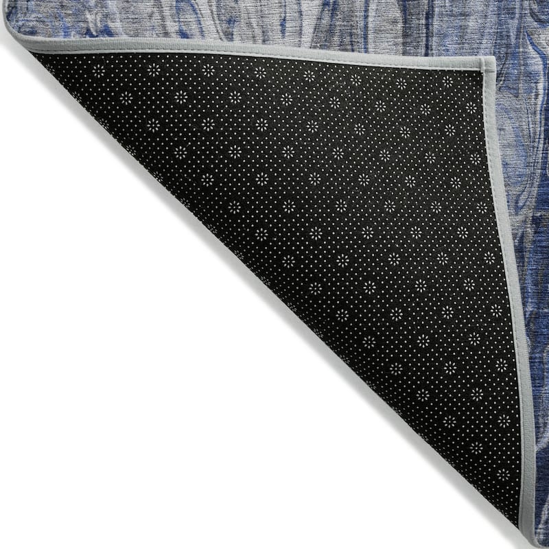 HomeRoots Abstract Contemporary Rectangle Outdoor Rug