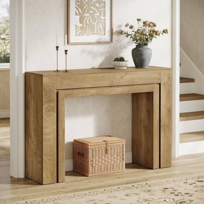 41.3-Inch Entryway Table, Rectangular Console Table, Modern Hallway Accent Table