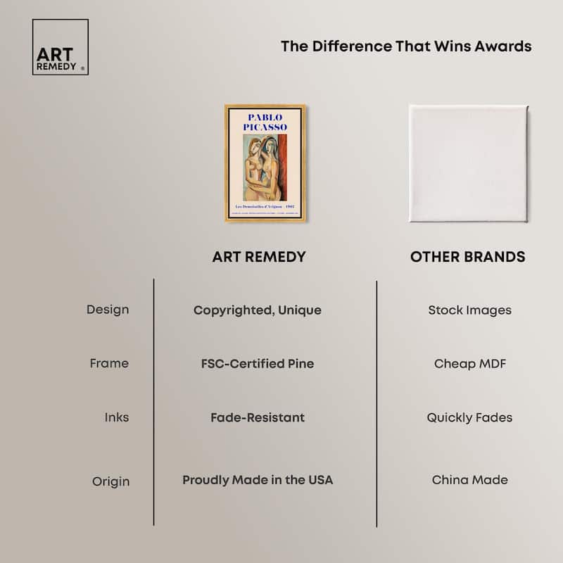 Picasso's Avignon Canvas by Art Remedy