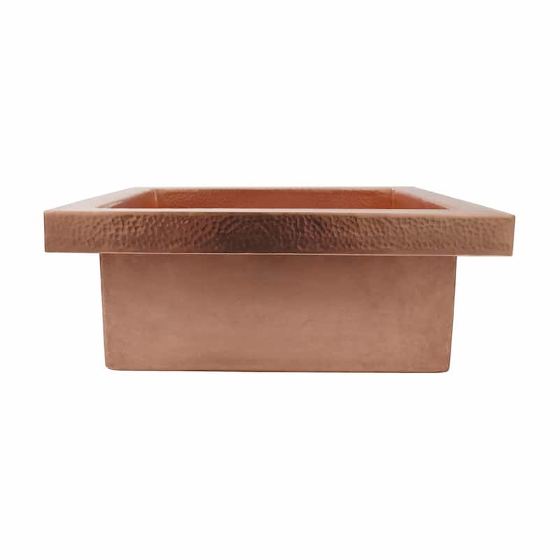 Native Trails Manhattan 17" x 15" Single Basin Drop In 16-Gauge Copper