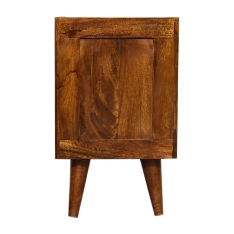 Artisan Furniture Solid Wood Mini Manila Gold 1 Drawer Nightstand