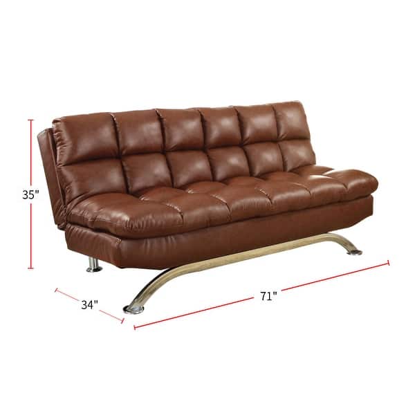 Convertible Leatherette Futon Sofa Bed Bath & Beyond 34326269