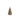 All Natural Abaca Rope Decorative Tree w/ Champagne Glitter Trim, 12"