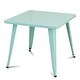 preview thumbnail 10 of 22, Costway Kids Steel 27'' Square Table Children Play Learn Activity Blue