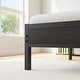 preview thumbnail 8 of 10, Twin Size Bed Frame with Charging Station Storage Headboard Noise Free Solid Easy Assembly