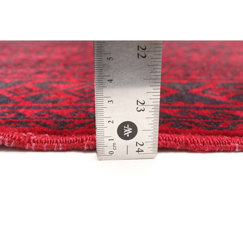 ECARPETGALLERY Hand-knotted Teimani Black Wool Rug - 2'10 x 4'8