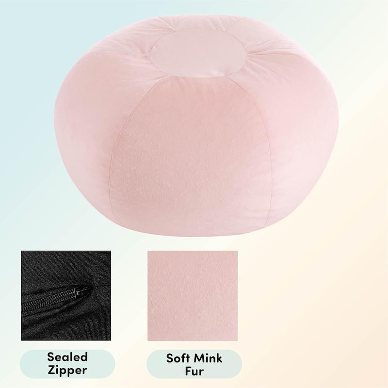 Heritage Kids Pod Round Back Kids Bean Bag Chair