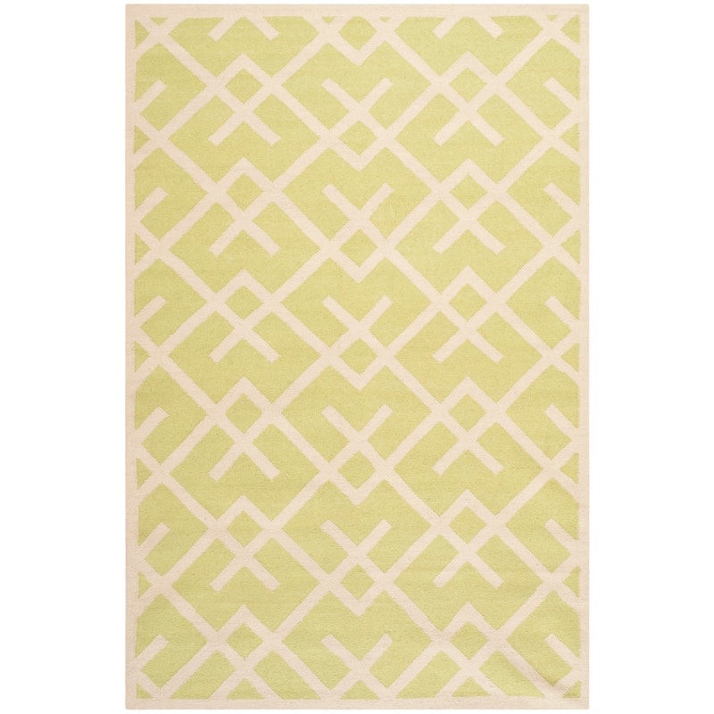 SAFAVIEH Handmade Flatweave Dhurries Eildine Modern Moroccan Wool Rug