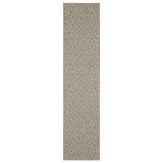 Style Haven Calayan Woven Gridwork Grey Ultimate Performance Area Rug ...