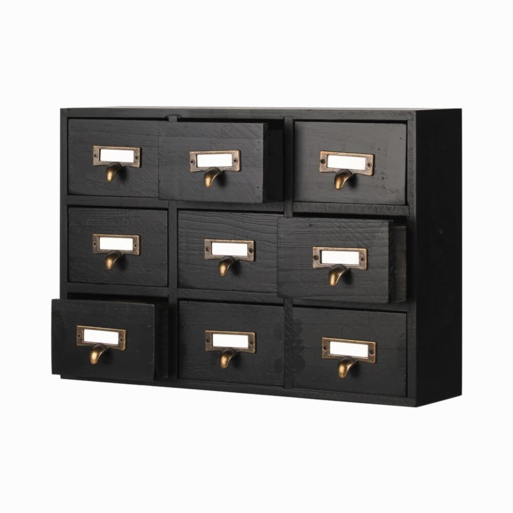 Drawers Apothecary Tabletop Apothecary Chest & Library