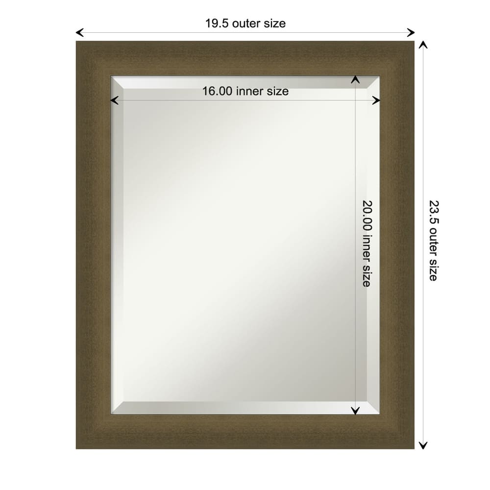 Blaine Narrow Beveled Framed Wall Mirror