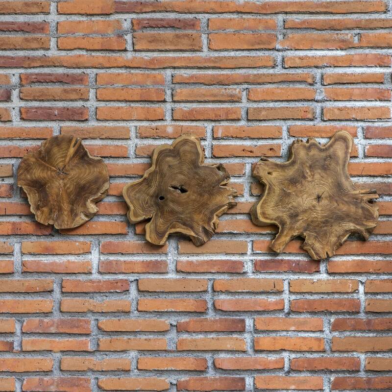 Uttermost Three Piece Wood Wall Decor Set from the Kalani Collection