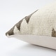 preview thumbnail 6 of 4, Rizzy Home Ivory, Brown, and Black Southwest Wool Top Throw Pillow