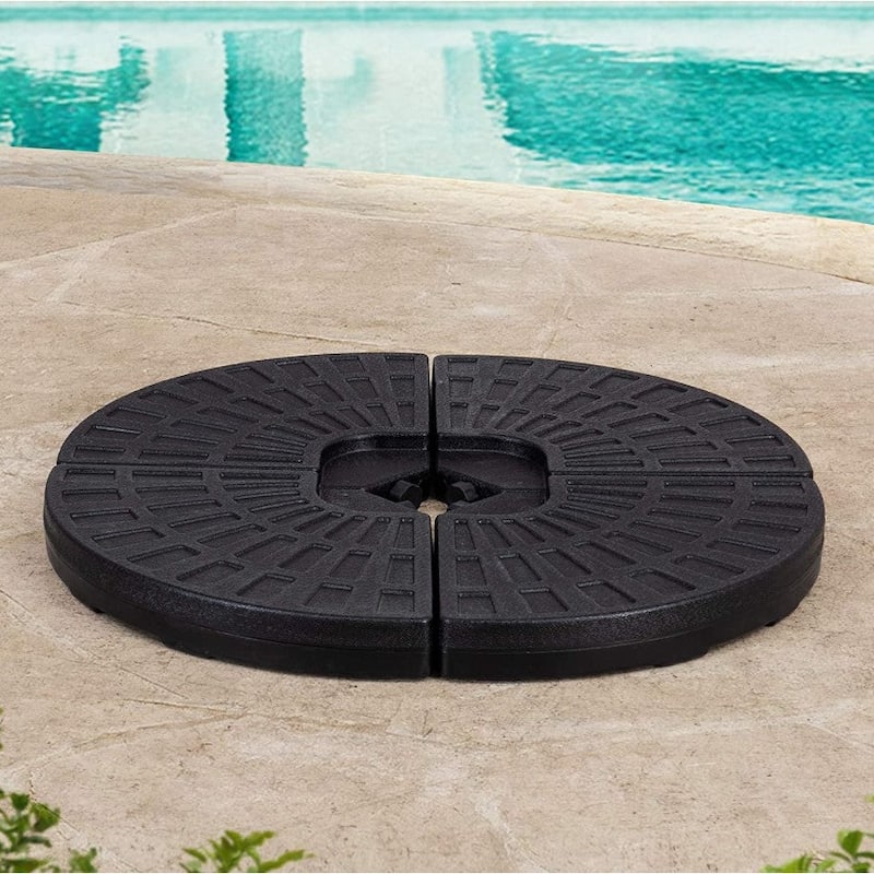 Autlaycil 4 PlateOutdoor Patio Cantilever Umbrella Base Weights