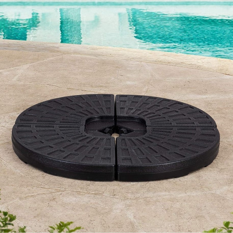 Autlaycil 4 PlateOutdoor Patio Cantilever Umbrella Base Weights