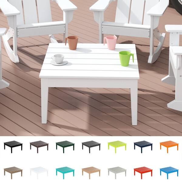 slide 2 of 58, Laguna Poly Eco-Friendly 32-inch Square Outdoor Coffee Table