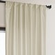 preview thumbnail 5 of 9, Exclusive Fabrics Plush Velvet Room Darkening Curtain (1 Panel)