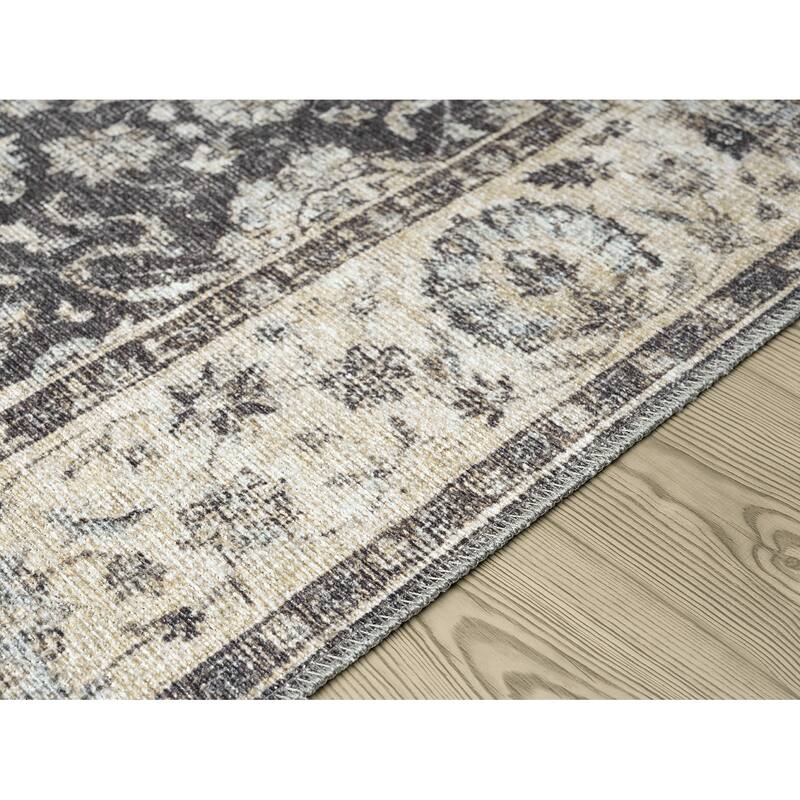 Legacy Cairo Traditional Bordered Washable Area Rug