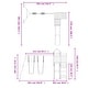 preview thumbnail 18 of 16, vidaXL Swing Set Outdoor Backyard Wooden Playground Equipment for Kids Age 3-8