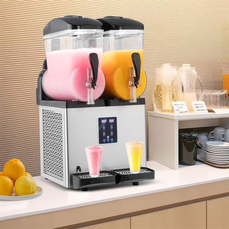 8 Gallon 110V 1000W Stainless Steel Slushie Machine