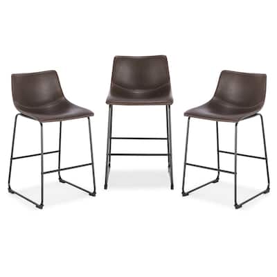 EdgeMod Brinley Counter Stools (Set of 3)
