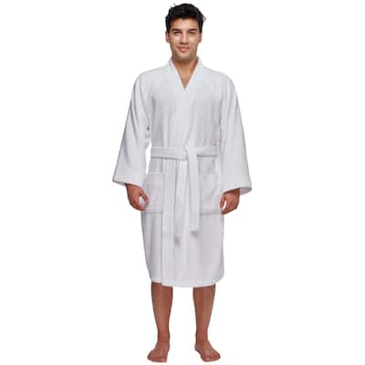 Men's Shortee Model Turkish Cotton Kimono Bathrobe