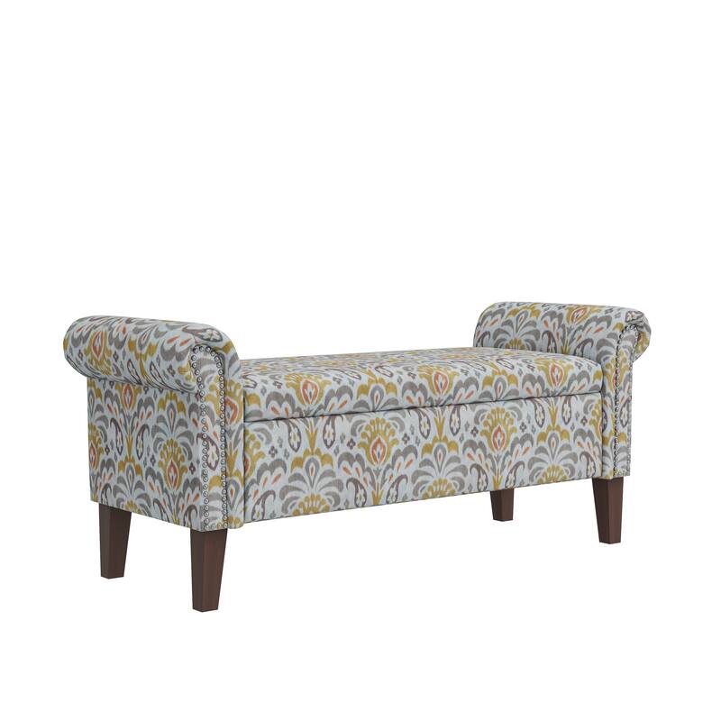 Conrad Versatile Storage Ottoman for Home Organization & Seating