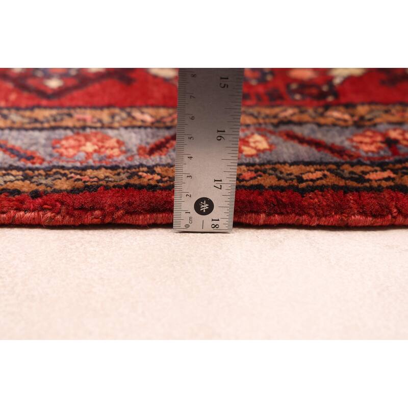 ECARPETGALLERY Hand-knotted Andelz Red Wool Rug - 2'11 x 10'7