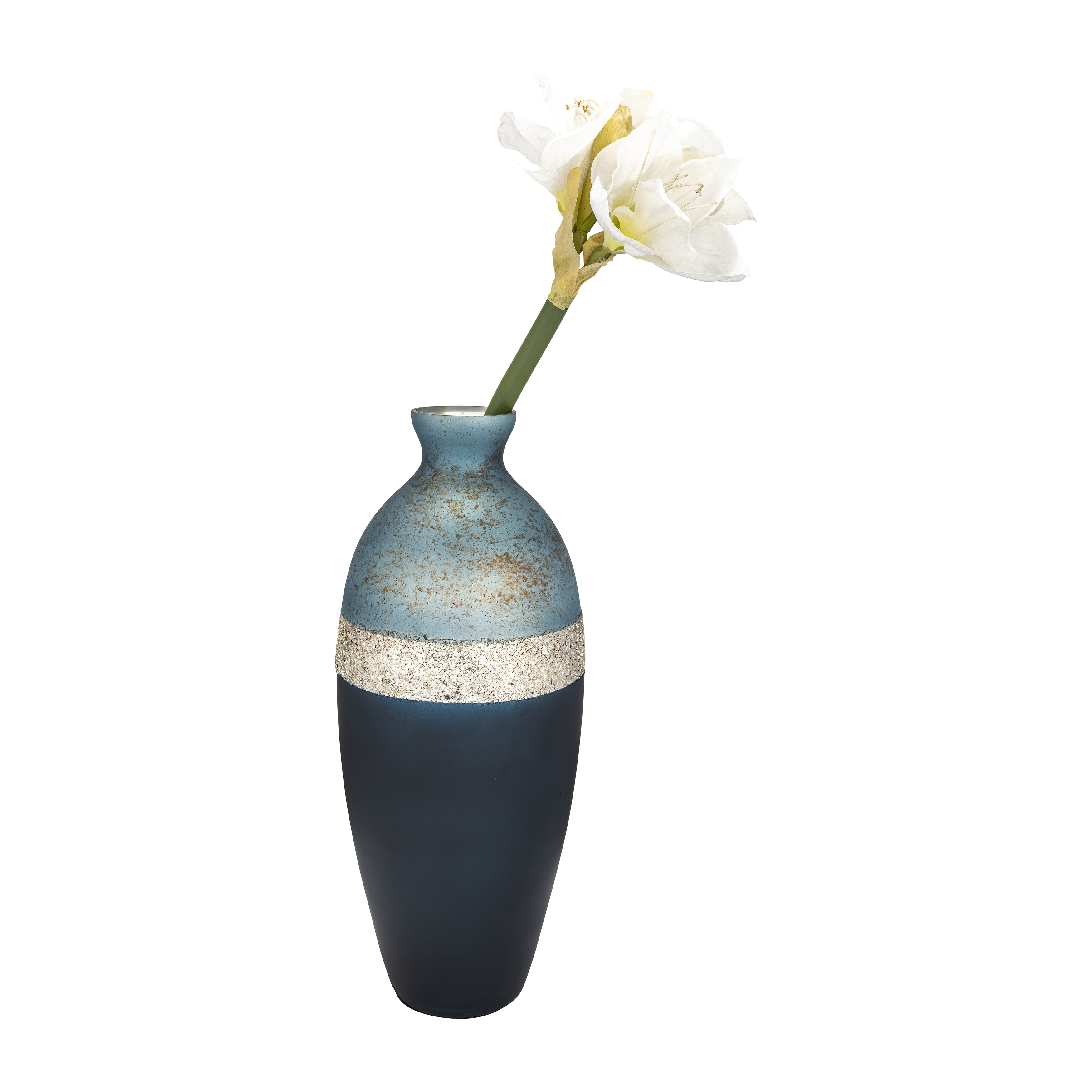 Sagebrook Home Modern Neutral Glass Vase