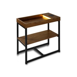 end tables with lights