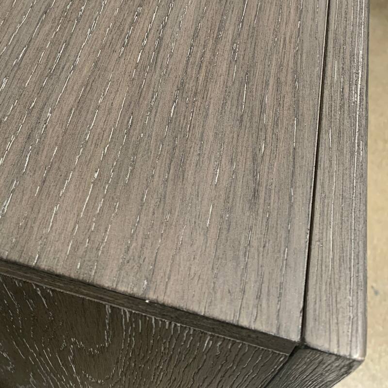 Roundhill Furniture Ennesley 3-Piece Gray Wood Bedroom Set, Upholstered Panel Bed and 2 Nightstands