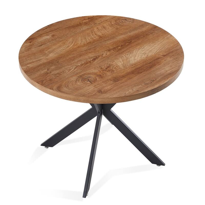 Howtai Modern Round Kitchen Dining Table Coffee Table